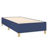 vidaXL Sommier &agrave; lattes de lit avec matelas Bleu 90x200 cm Tissu
