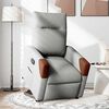vidaXL Fauteuil inclinable gris nuage tissu