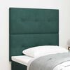 vidaXL T&ecirc;te de lit avec t&ecirc;te de lit Vert fonc&eacute; 90 cm Cuir synth&eacute;tique