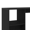 vidaXL Table de bar Ch&ecirc;ne noir 124 x 46 x 103.5 cm Bois d'ing&eacute;nierie
