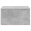 vidaXL Support d'imprimante gris béton 49x40x22,5 cm bois d'ingénierie