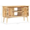 vidaXL Buffet 100x35x60 cm Bois de manguier massif