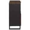 vidaXL Buffet Marron 80 x 33 x 75 cm bois de manguier massif