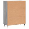 vidaXL Buffet sonoma gris 69,5x34x90 cm bois d'ing&eacute;nierie