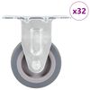 vidaXL 32 pcs Roulettes fixes 50 mm