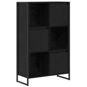 vidaXL Biblioth&egrave;que 68 x 30 x 108.5 cm Bois d'ing&eacute;nierie Ch&ecirc;ne noir