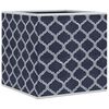 vidaXL Bo&icirc;tes de rangement pliables 4pcs bleu 32x32x32cm tissu intiss&eacute;