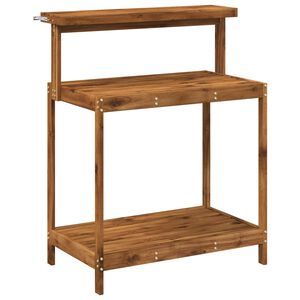 vidaXL Banc de rempotage ext&eacute;rieur 86,5 x 48,5 x 106 cm Naturel