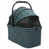 vidaXL Poussette Pliante pour Animaux Réglable Vert 78 x 54 x 101 cm