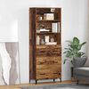 vidaXL Haut Armoire Bois Ancien 69,5 x 34 x 180 cm Bois d'ing&eacute;nierie