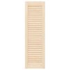 vidaXL Portes d'armoire &agrave; persiennes 4pcs 99x29,5cm bois de pin massif