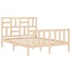vidaXL Cadre de lit sans matelas 120x200 cm bois de pin massif