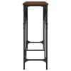 vidaXL Table console ch&ecirc;ne marron 180x29x75 cm bois d'ing&eacute;nierie