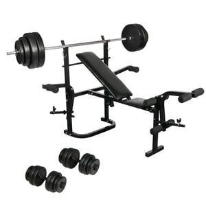 vidaXL Ensemble de banc de musculation