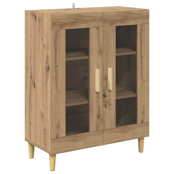 vidaXL Buffet Ch&ecirc;ne artisanal 69,5 x 34 x 90 cm Bois d'ing&eacute;nierie