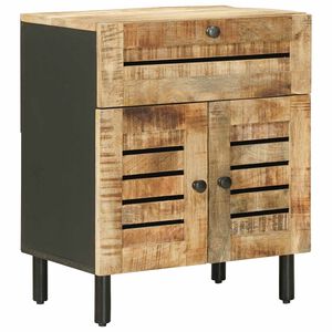 vidaXL Table de chevet Naturel 50 x 33 x 60 cm Bois de mangue massif