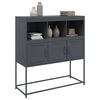 vidaXL Buffet anthracite 100,5x39x107 cm acier