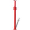 vidaXL Soutien Acrow Rouge 180 x 12,5 x 12,5 cm