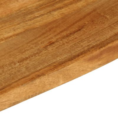 vidaXL Dessus de table à bord vivant 100x20x2,5cm bois massif manguier