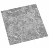 vidaXL Planches de sol Gris 5,11 m&sup2; 55 pi&egrave;ces PVC