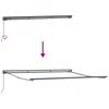 vidaXL Auvent R&eacute;tractable Cr&egrave;me 400 &times; 300 cm Polyester et Aluminium