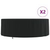 vidaXL Housses de salon de jardin 2 pcs &Oslash; 244x71 cm 420D tissu oxford