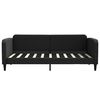 vidaXL Lit de repos sans matelas noir 90x190 cm tissu