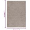 vidaXL Tapis shaggy &agrave; poils longs Beige 120x170 cm