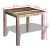 vidaXL Table de salle &agrave; manger Bois de r&eacute;cup&eacute;ration massif 80x82x76 cm