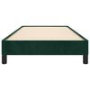 vidaXL Cadre de lit sans matelas vert foncé 100x200 cm velours