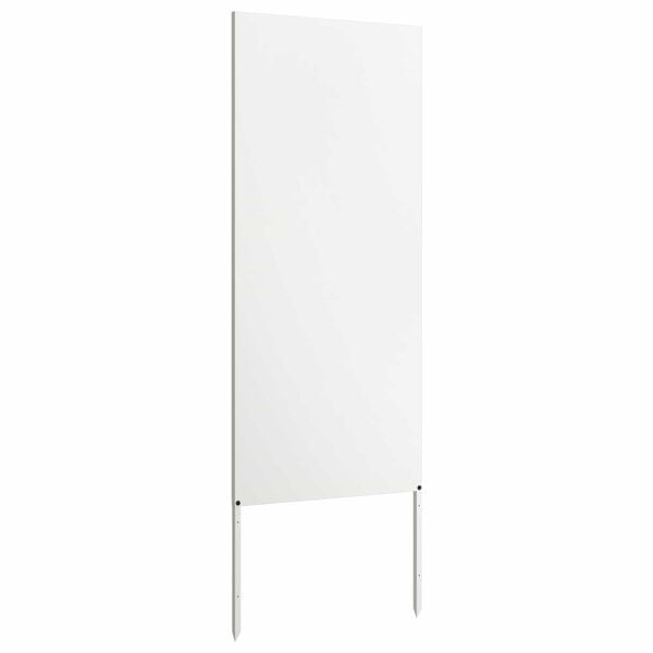 vidaXL &Eacute;cran de confidentialit&eacute; de jardin Fretwork Blanc 50 x 140 cm