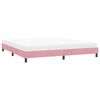 vidaXL Cadre de lit sans matelas rose 180x210 cm velours