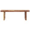 vidaXL Table basse 100x50x35 cm Bois massif