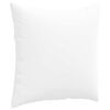 vidaXL Coussins de canap&eacute; 2 pcs Blanc 80 x 80 cm tissu