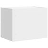 vidaXL Tables de chevet murales 2 pcs blanc 45x30x35 cm