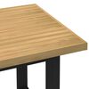 vidaXL Table &agrave; manger NOAIN pieds en forme de U 160x90x75cm massif pin