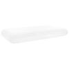vidaXL Coussin de sommeil Uni Blanc 74 x 39 x 13 cm