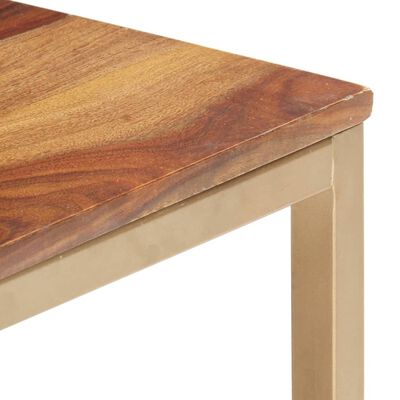 vidaXL Table d'appoint 60x60x40 cm Bois solide