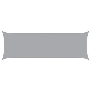 vidaXL Voile d'ombre Gris clair 6 x 2 m 100 % polyester Oxford