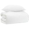 vidaXL Ensemble de Duvet Blanc 135 x 200 cm Coton, Bambou, Polyester