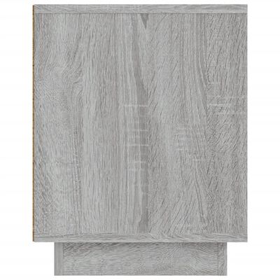 vidaXL Meuble TV sonoma gris 80x35x45 cm bois d'ingénierie