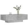 vidaXL Table basse gris b&eacute;ton 100x49,5x31 cm bois d'ing&eacute;nierie