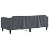 vidaXL Lit de repos gris fonc&eacute; 90x190 cm velours