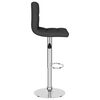 vidaXL Tabourets de bar lot de 2 noir tissu