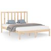 vidaXL Cadre de lit sans matelas 150x200 cm bois massif
