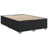 vidaXL Sommier &agrave; lattes de lit avec matelas Noir 140x190 cm Similicuir