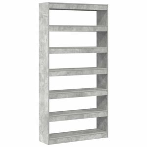vidaXL Biblioth&egrave;que 6 niveaux 100 x 30 x 198 cm Bois d'ing&eacute;nierie