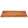 vidaXL Dessus de table bois massif d'acacia 25-27 mm 80x80 cm