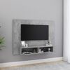 vidaXL Meuble TV mural Gris b&eacute;ton 120x23,5x90 cm Bois d&rsquo;ing&eacute;nierie