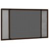 vidaXL Moustiquaire extensible pour fen&ecirc;tres Marron (100-193)x75 cm